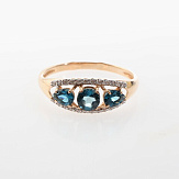 Кольцо золото 585, общий вес - 1.62 г, чистый вес - 1.263 г