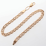 Браслет золото 585, общий вес - 5.13 г, чистый вес - 5.13 г, 19.5 см