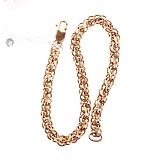 Браслет золото 585, общий вес - 15.81 г, чистый вес - 15.81 г, 22 см