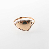 Кольцо золото 585, общий вес - 1.17 г, чистый вес - 0.83 г